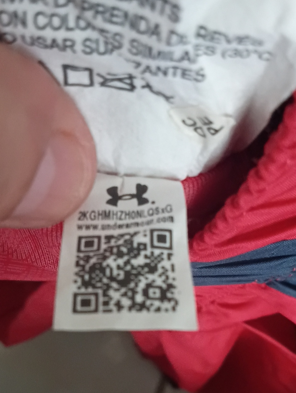 Under Armour Pink Active Jacket with Logo Tag